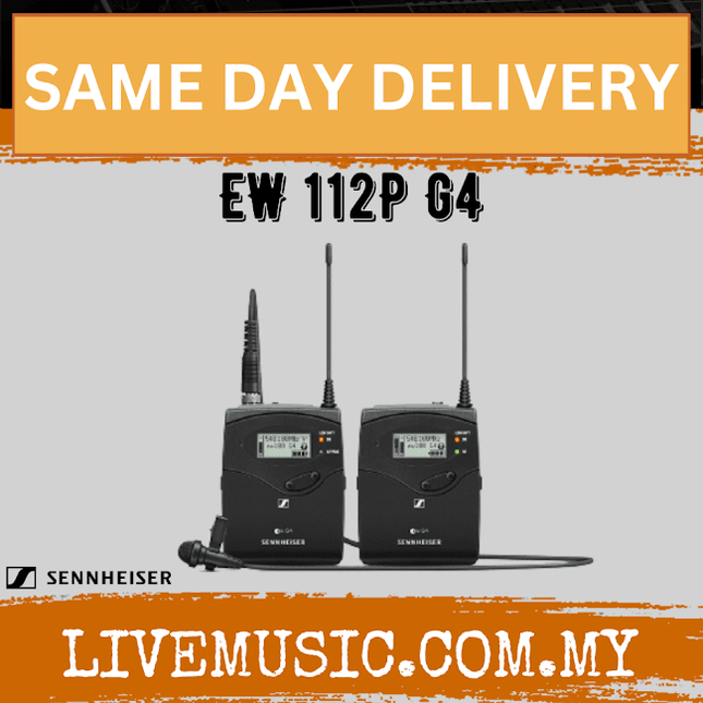 Sennheiser EW 112P G4 Portable Wireless Lavalier Microphone System (EW112P G4)