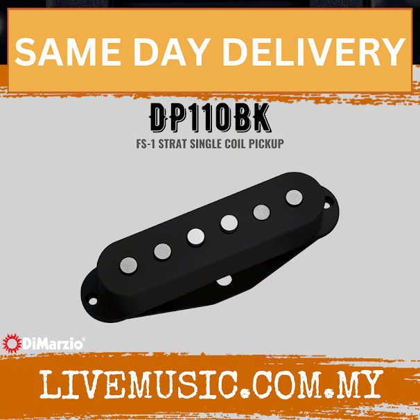DiMarzio DP110 FS-1 Guitar Pickup - Black (DP110-FS-1/DP110FS-1)