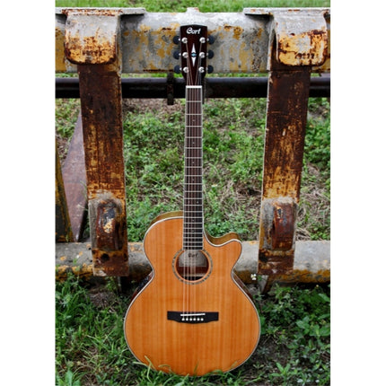 Cort SFX-CED - Acoustic-Electric Guitar Merbau Fretboard with Gig Bag - Natural Satin (SFX CED/SFXCED)