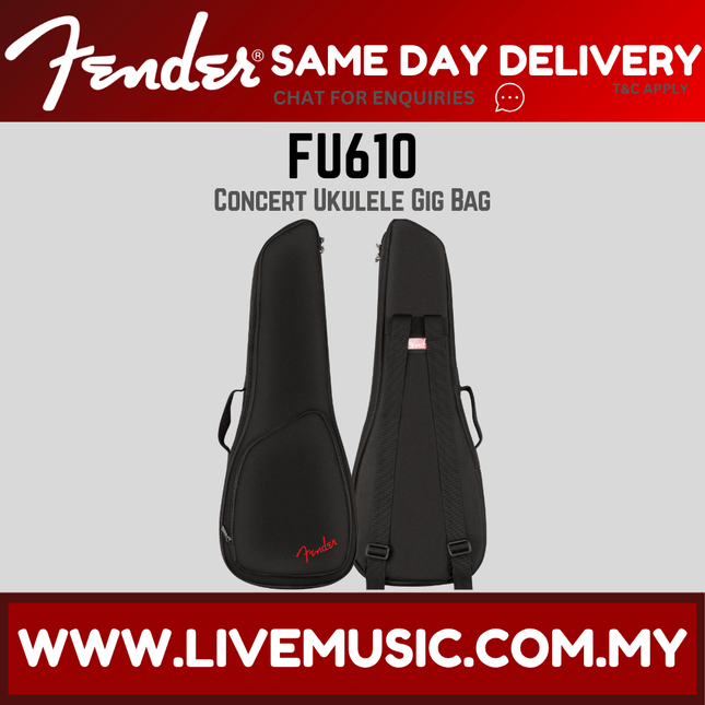 Fender FU610 Concert Ukulele Bag (FU-610/FU 610)