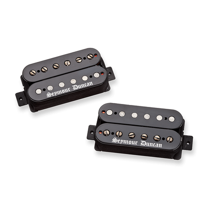 Seymour Duncan 11102-92-B Black Winter, High Output Passive Humbuckers for Metal, 6 Strings, Set, Black