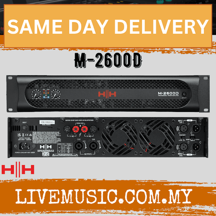 HH Electronic M-2600D launches M-Series Amplifiers ( M2600D / M 2600D )