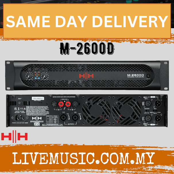 HH Electronic M-2600D launches M-Series Amplifiers ( M2600D / M 2600D )