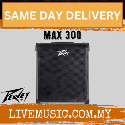 Peavey Max 300 300-watt 2x10" Bass Combo Amplifier (Max300/Max-300)
