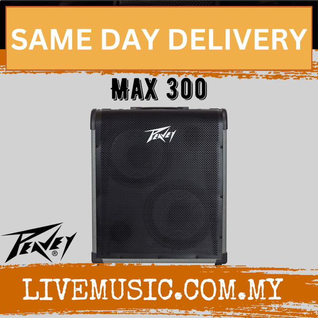 Peavey Max 300 300-watt 2x10" Bass Combo Amplifier (Max300/Max-300)