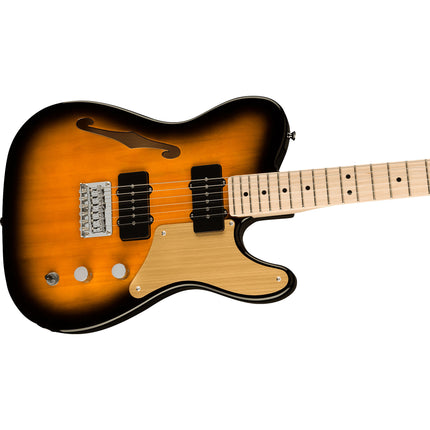 Squier Paranormal Series Cabronita Thinline Telecaster Electric Guitar - 2-Tone Sunburst