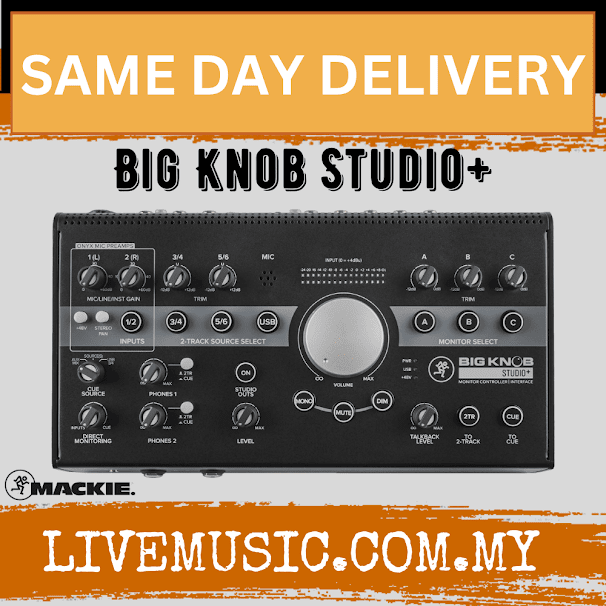 Mackie Big Knob Studio + - 4x3 Studio Monitor Controller