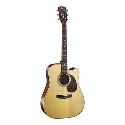 Cort MR600F - Acoustic-Electric Guitar with Gig Bag - Natural Satin (MR 600F/MR-600F)