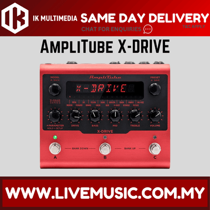 IK Multimedia AmpliTube X-DRIVE - Distortion pedal ( AmpliTube XDRIVE / X DRIVE )