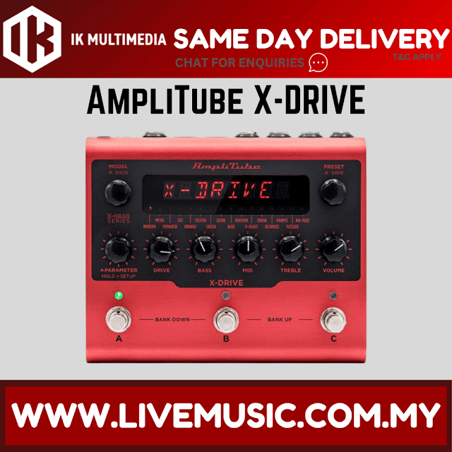 IK Multimedia AmpliTube X-DRIVE - Distortion pedal ( AmpliTube XDRIVE / X DRIVE )