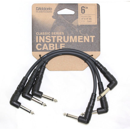 Planet Waves PWCGTP305 Classic Series Instrument Cable with Right Angle Plug, 0.5 feet (PW CGTP 305/PW-CGTP-305)
