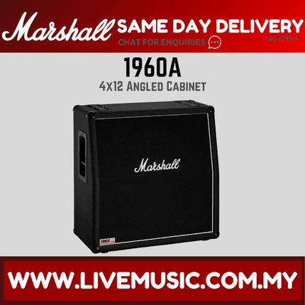 Marshall 1960A 4x12 inch 300watt Switchable Mono/Stereo Angled Extension Cabinet (1960-A)