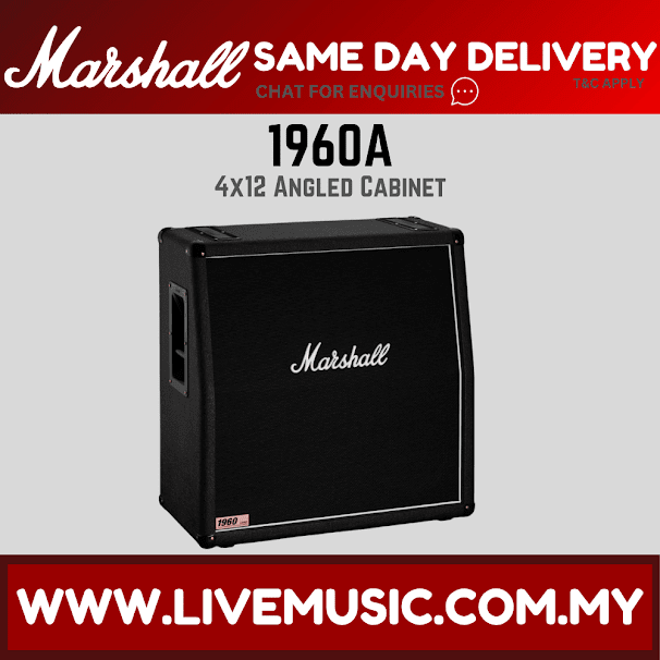 Marshall 1960A 4x12 inch 300watt Switchable Mono/Stereo Angled Extension Cabinet (1960-A)