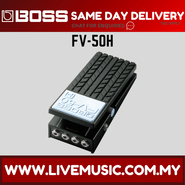 Boss FV-50H - Stereo Volume Pedal (FV50L/FV50H/FV-50L/FV50)