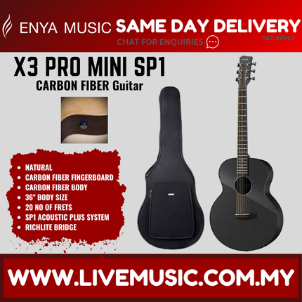 ENYA X3 PRO MINI SP1 Carbon Acoustic Guitar  ( X3PROMINISP1 )