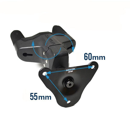 Hercules Stands GSP39WB PLUS Universal Auto Grip Wall Mount Guitar Hanger with Steel Base, Short Arm
