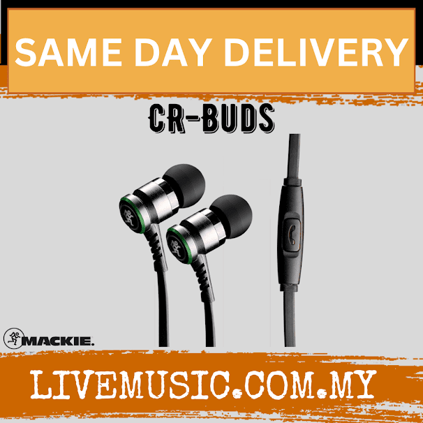 Mackie CR-Buds Earphone With Microphone Headphone With Mic CR Bud (CR Buds/CRBuds)