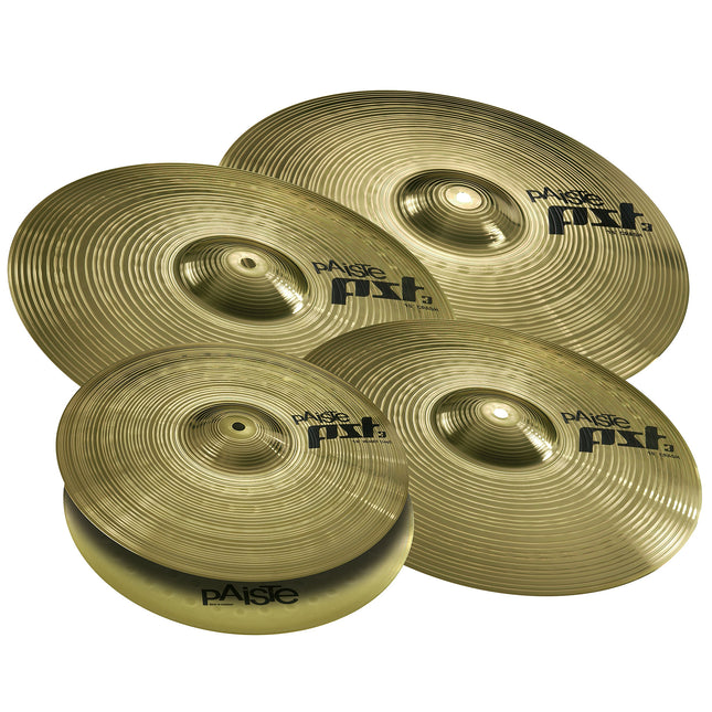 Paiste PST 3 Universal Cymbal Set - 14"/16"/20" (14" Hi-Hat / 16" Crash / 20" Ride / PST3)