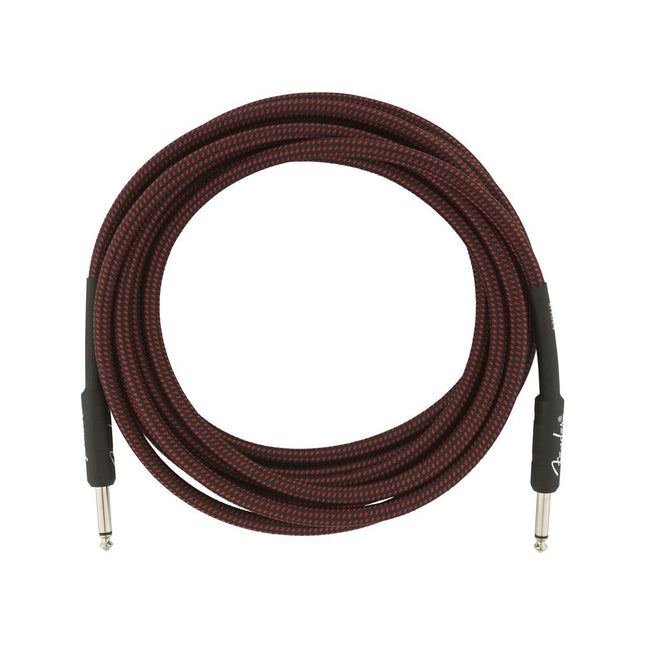 Fender Professional Series Instrument Cable, 15ft - Red Tweed