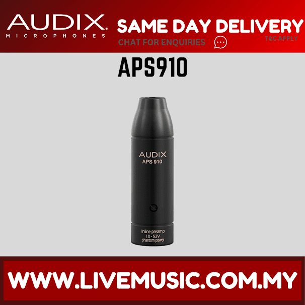 Audix APS910 Phantom Power Adapter ( APS-910 / APS 910 )