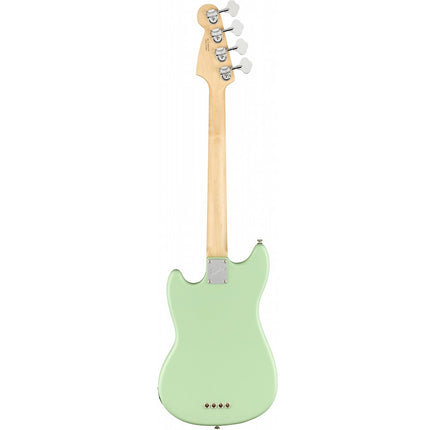 Fender American Performer Mustang Bass Guitar, Rosewood Fretboard with Bag - Satin Seafoam Green
