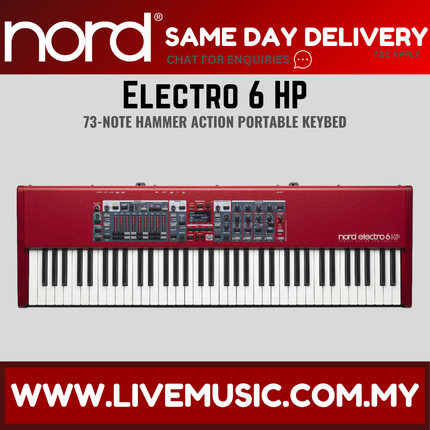 Nord Electro 6HP Hammer Action Portable Stage Piano
