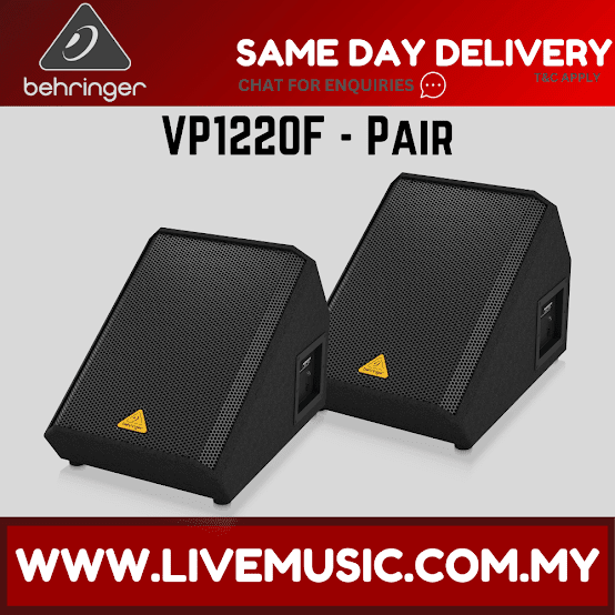 Behringer Eurolive VP1220F 800-watt 12'' Passive Floor Monitor - Each / Pair ( VP-1220F / VP 1220F )