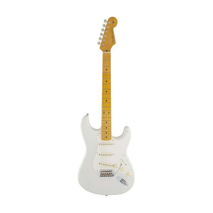 Fender Artist Eric Johnson SSS Stratocaster Guitar, Maple Fretboard with Deluxe Hardshell Case - White Blonde