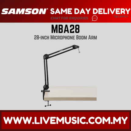 SAMSON MBA28 MICROPHONE BOOM ARM ( MBA-28 / MBA 28 )