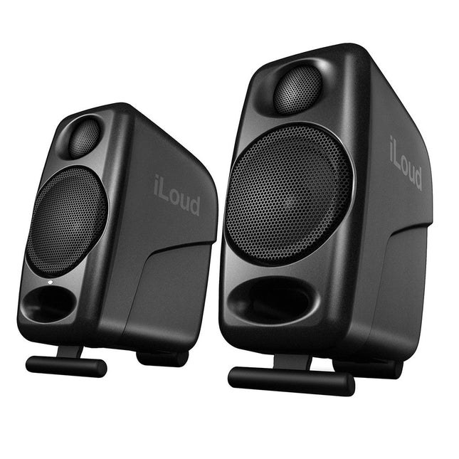 IK Multimedia iLoud Micro Monitor - Ultra-compact, High Quality Reference Studio Monitors with Bluetooth - Black (Pair)