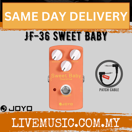 Joyo JF-36 Sweet Baby Low Gain Overdrive Pedal Adapt To Various Styles For Guitar Effect ( JF36 / JF 36 )