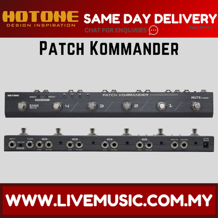 Hotone Patch Kommander 4-Channel Programmable Loop Switcher