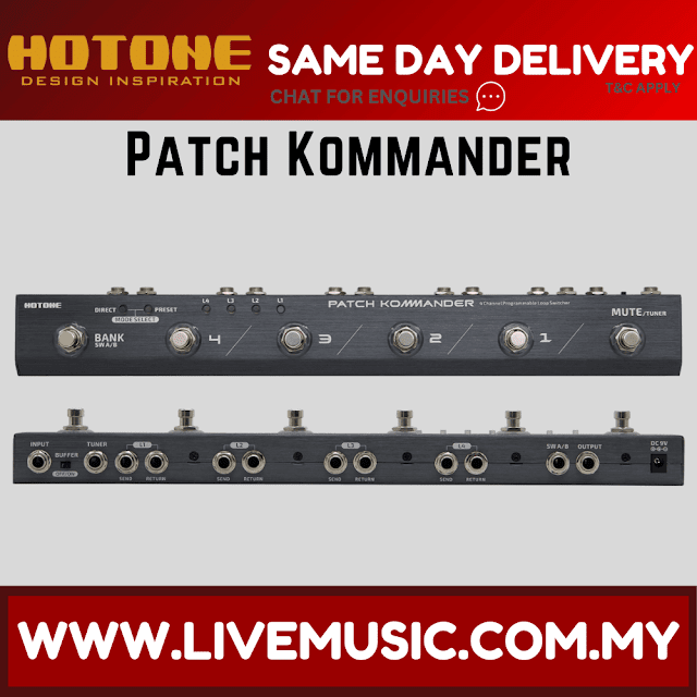 Hotone Patch Kommander 4-Channel Programmable Loop Switcher
