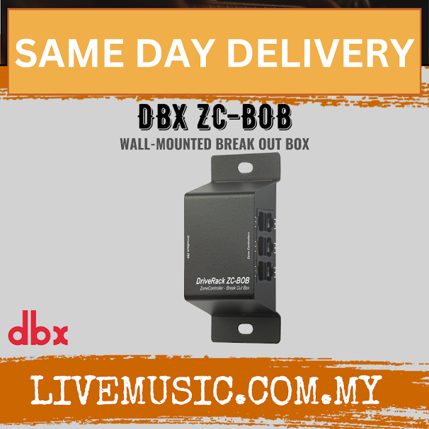 Dbx By Harman ZC-BOB Wall-Mounted Break out Box ( ZCBOB / ZC BOB )