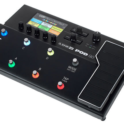 Line 6 POD Go Guitar Multi-effects Floor Processor with LMC Hard Case, String, Cable And Adaptor (LINE6 PODGO)