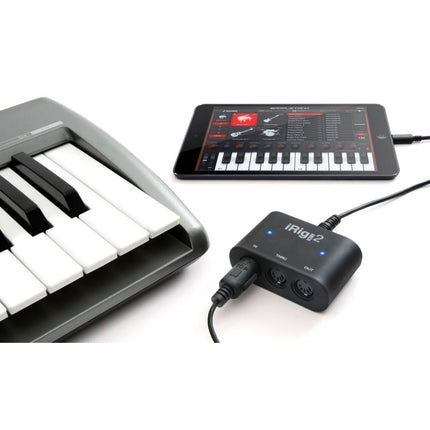 IK Multimedia iRig MIDI 2 - Universal MIDI2 Interface for iOS and Android Devices (MIDI-2/MIDI2)