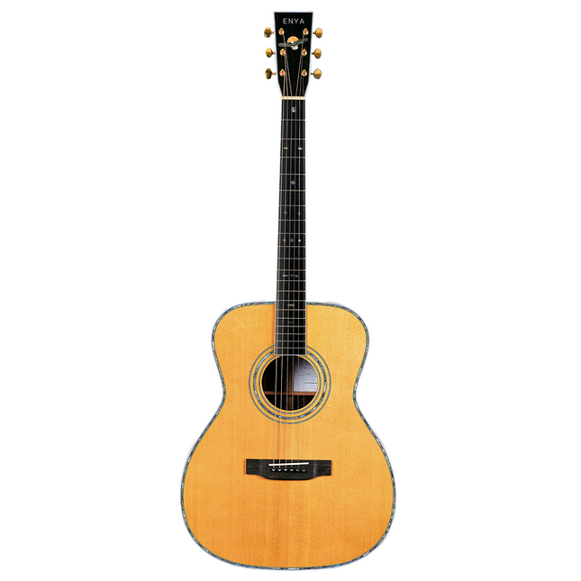 ENYA T10S-OMe 41" Tribute Series Sitka Spruce Solid Top Acoustic Guitar EQ With Hardcase (T10S OME/T10SOME)
