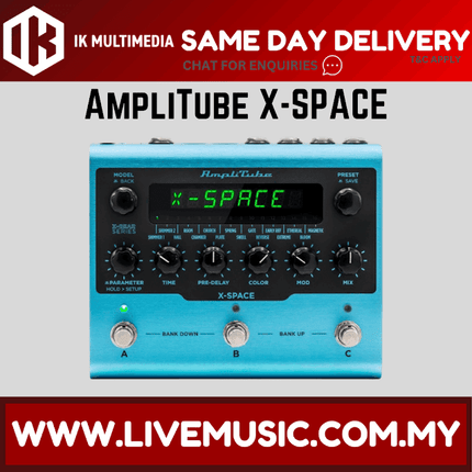 IK Multimedia AmpliTube X-SPACE - Reverb Pedal ( AmpliTube X SPACE / XSPACE )
