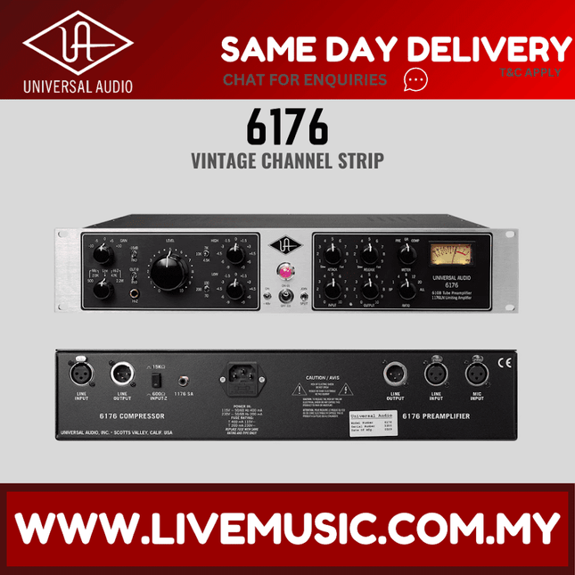 Universal Audio 6176 Tube Channel Strip ( Universal-AUDIO-6176 / UniversalAudio6176 )