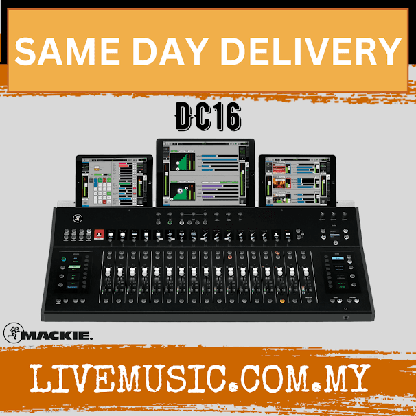 Mackie DC16 Mixing Control Surface Touch-Sensitive Faders For DL32R (DC 16/DC-16)