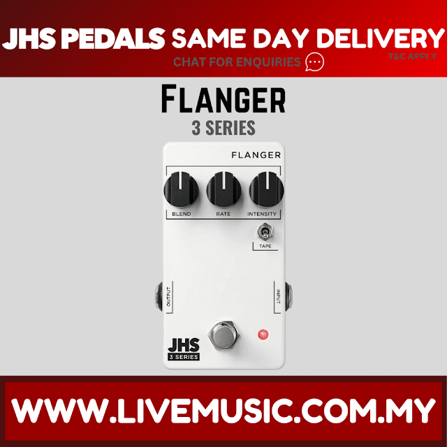 JHS 3 Series Flanger Guitar Effects Pedal