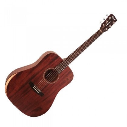 Cort Earth M Bevel Cut - Acoustic Guitar with Gig Bag - Mahogany