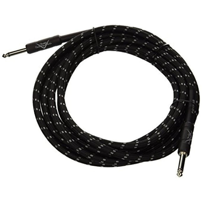 Fender Custom Shop Performance Series 10ft Instrument Cable - Black Tweed