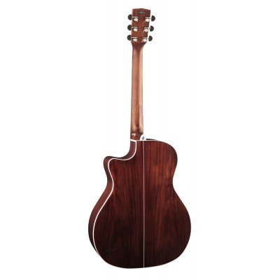 Cort GA5F-PF - Acoustic Guitar with Gig Bag, Natural Glossy (GA5F PF/GA5FPF)
