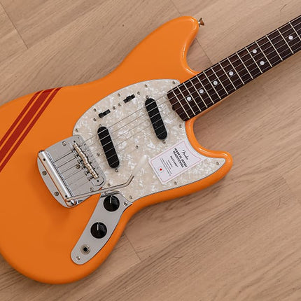 Fender Japan Traditional II 60s Mustang Electric Guitar, RW Fretboard - Competition Orange