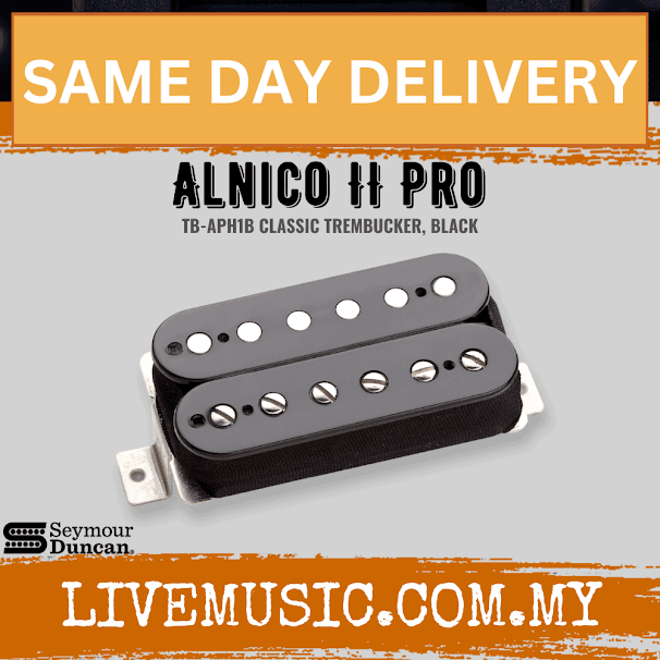 Seymour Duncan TB-APH1B Alnico Trembucker II Pickup,Black