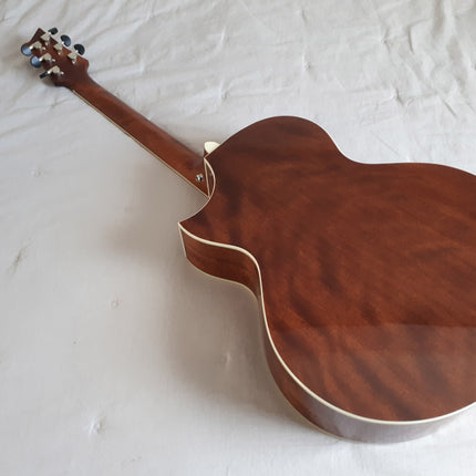 Cort NDX20 - Acoustic-Electric Guitar Ovangkol Fretboard with Gig Bag - Natural Glossy (NDX 20/NDX-20)