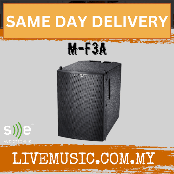 SE Audiotechnik M-F3A Active Line Array System - Black (M F3A MF3A)