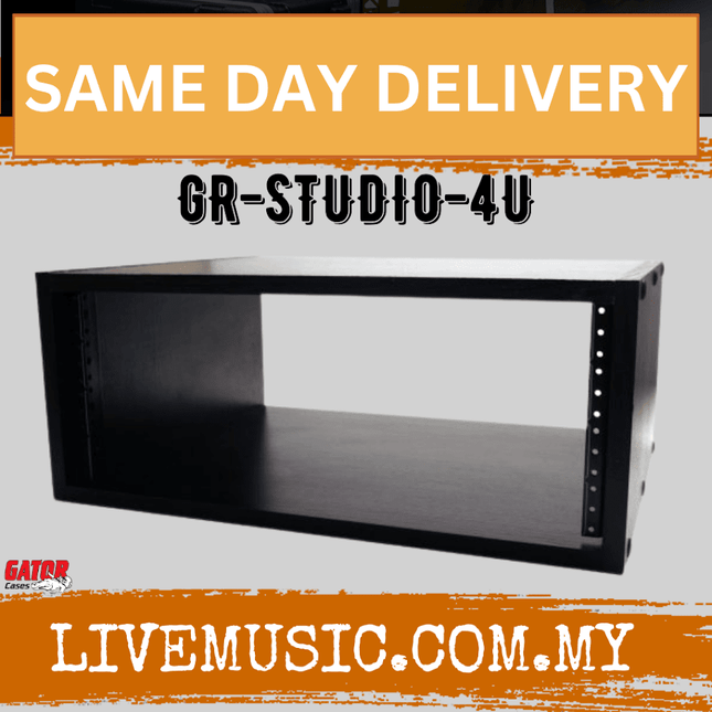 Gator GR-STUDIO-4U Studio Rack Cabinet (GRSTUDIO4U/GR STUDIO 4U)