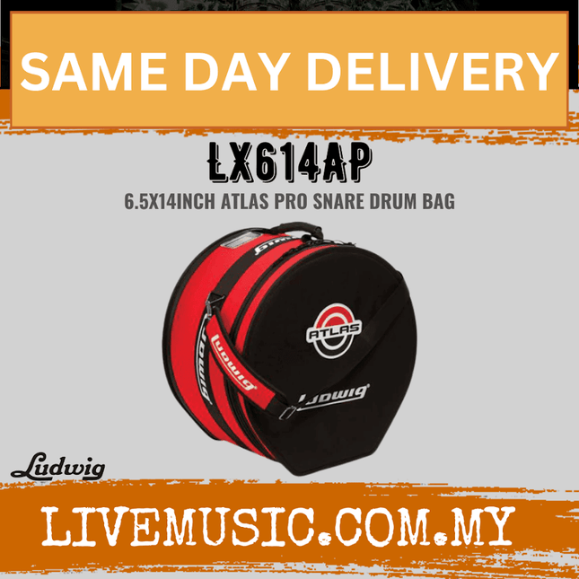 Ludwig LX614AP 6.5x14inch Atlas Pro Snare Drum Bag